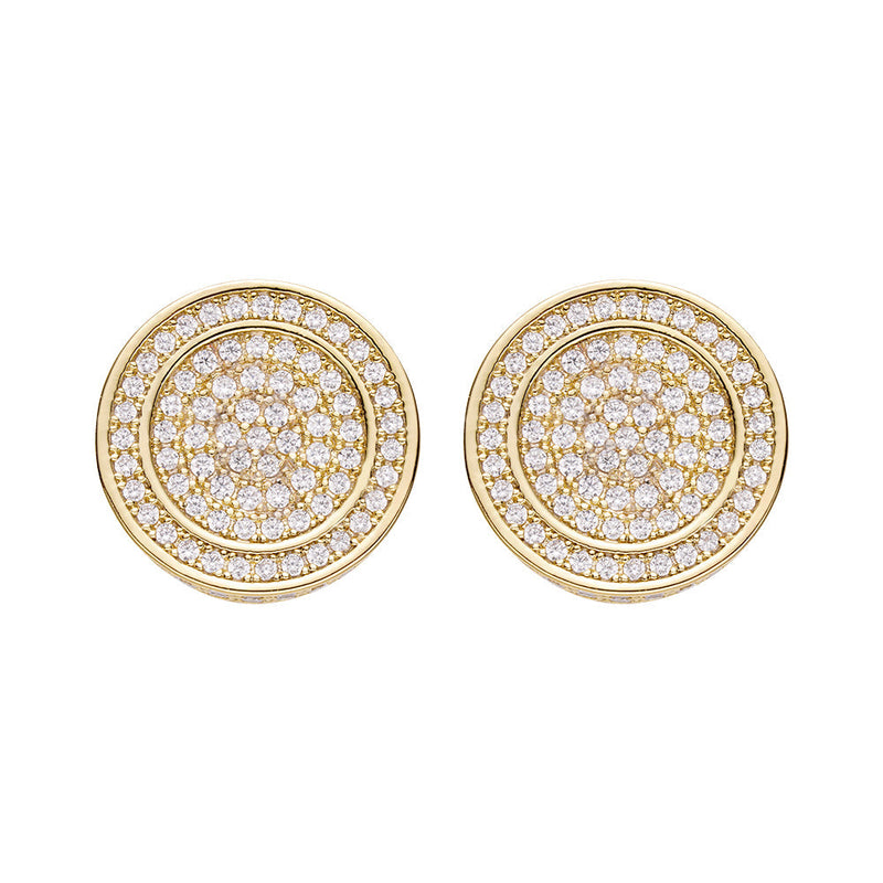 Big Daddy All Pave Round Earring