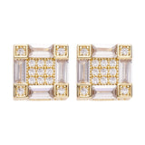 Big Daddy Emerald Cut Baguette Earring