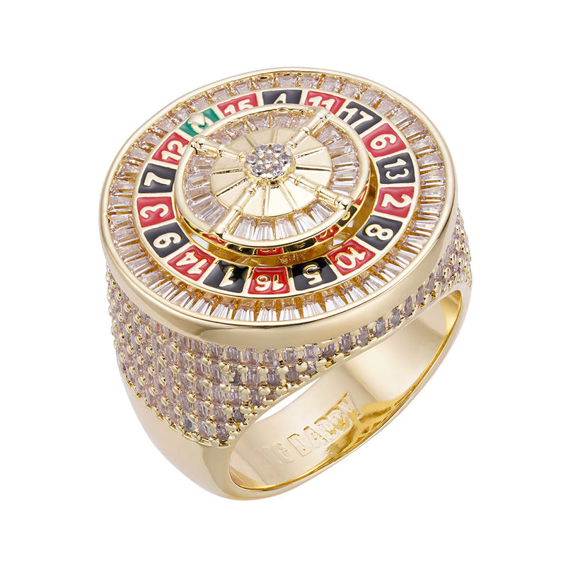 Big Daddy Roulette Baguette Ring