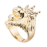 Big Daddy Lion Baguette Ring