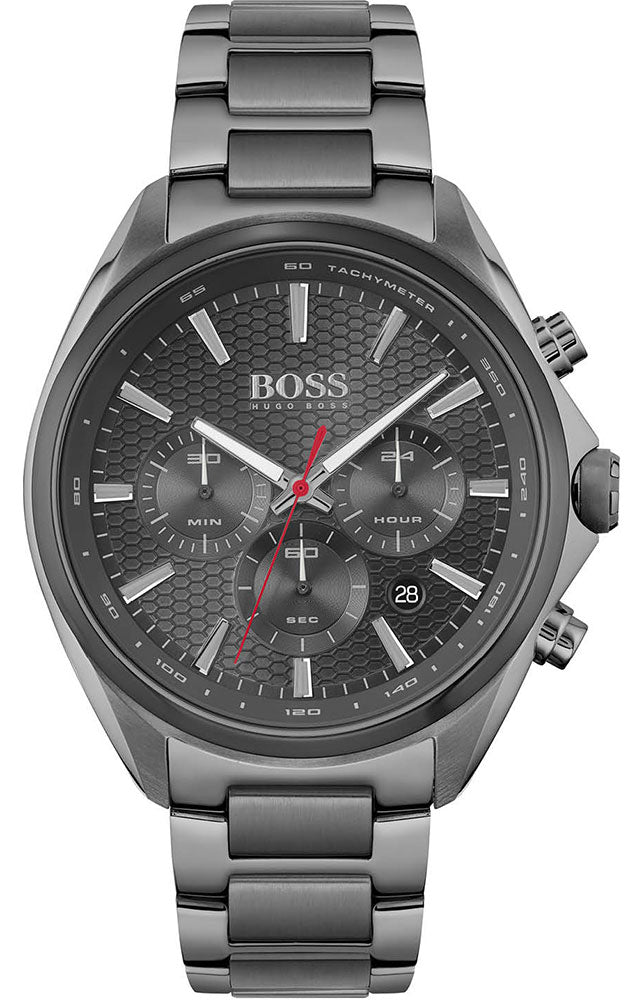 Hugo Boss Distinct Grey Chronograph Men's Watch  1513858 - Watches of Australia