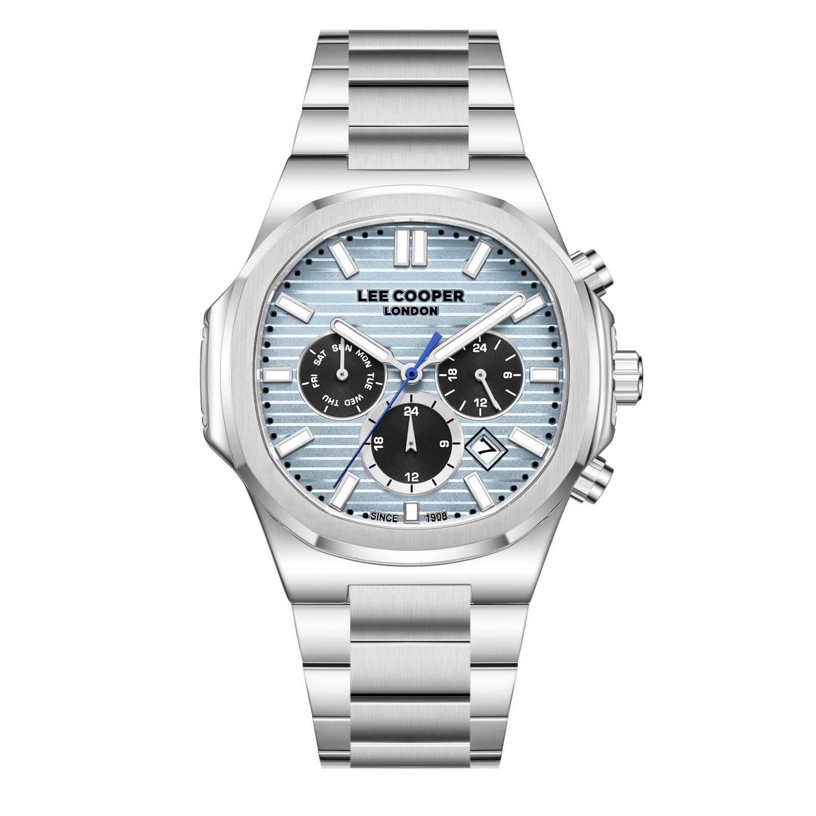 Lee Cooper Multi-Function Silver Stainless Steel Watch LC08272.300