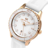 Michael Kors Runway White Silicon Strap Women's Watch MK6853 - Watches of Australia #3