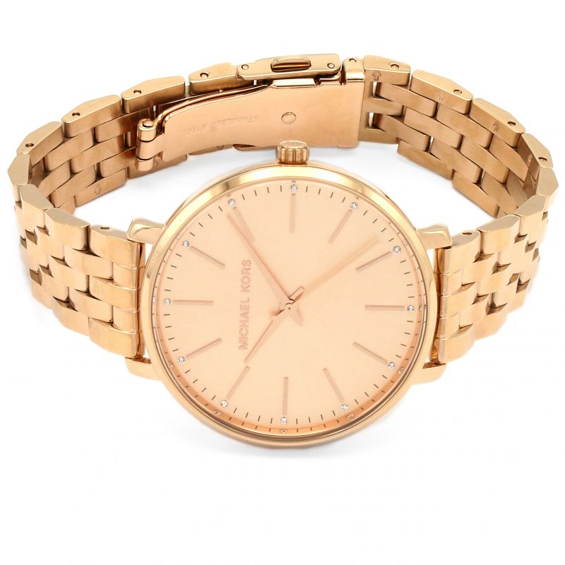 Michael Kors Pyper Rose Gold Unisex Watch MK3897 - Watches of Australia #4