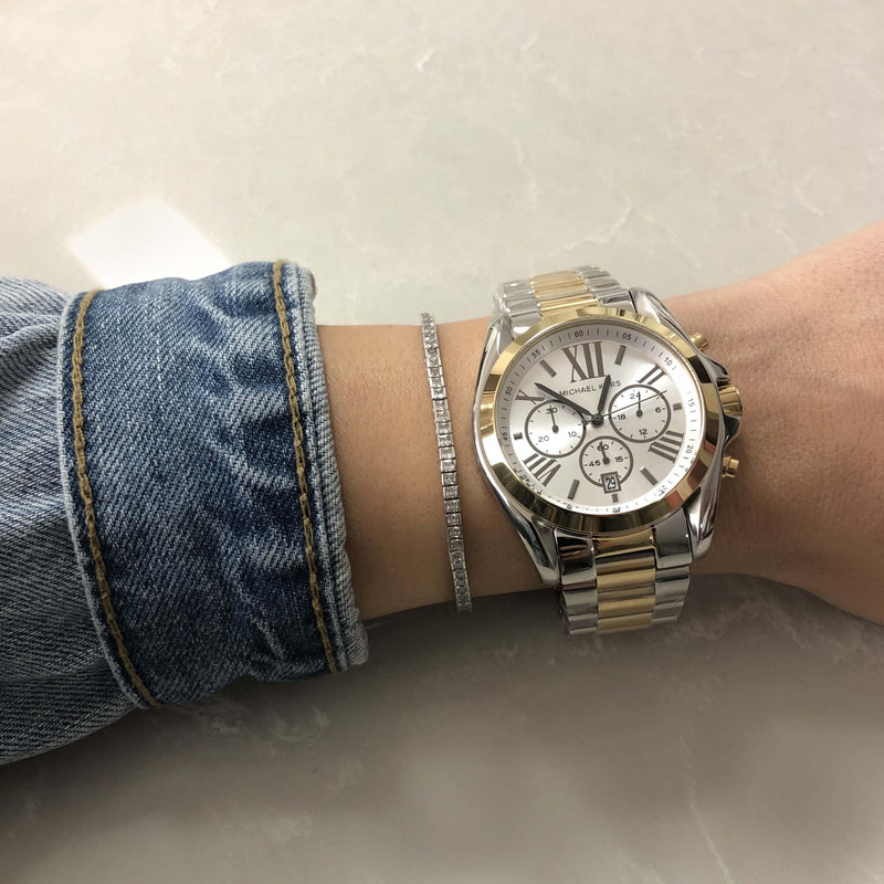 Michael Kors Bradshaw Chronograph Two-tone Ladies Watch MK5855 - Watches of Australia #6