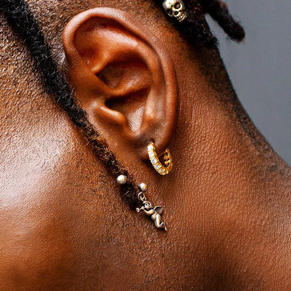 Big Daddy Gold Hoop Earrings