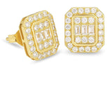 Big Daddy Rectangle Stud Earrings