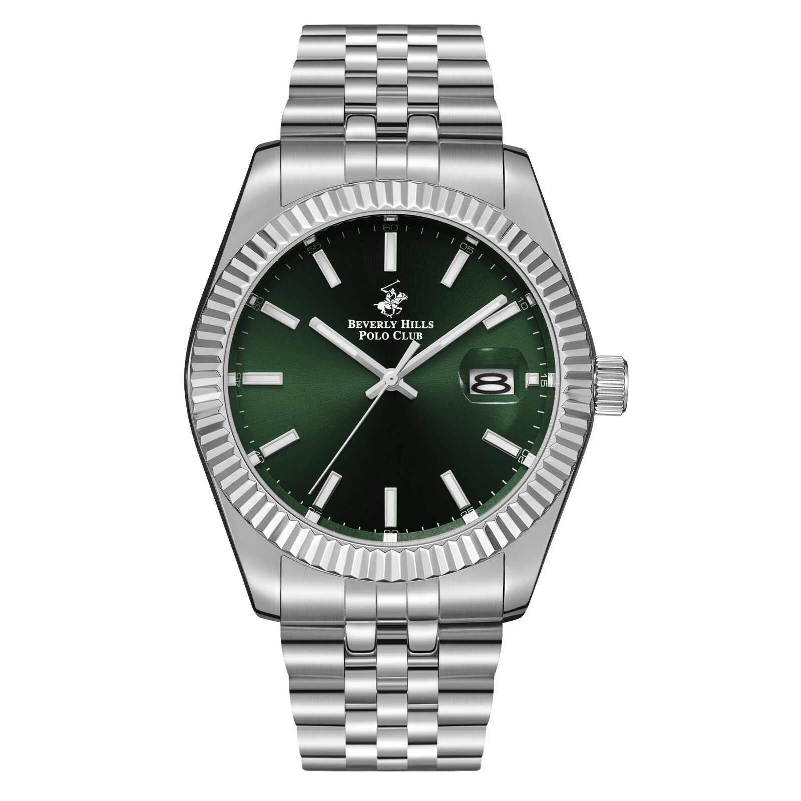 Beverly Hills Polo Club Silver Men's Watch BP3018X.371 BP3018X.371 - Image 1