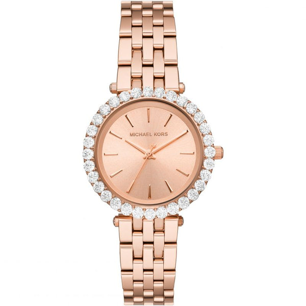 Michael Kors Darci Pavé Rose Gold Ladies Watch  MK4514 - The Watches Men & CO