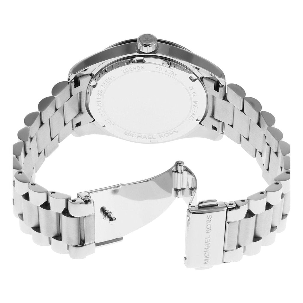 Michael Kors Lexington Pavé Silver-Tone Women's Watch - MK7445