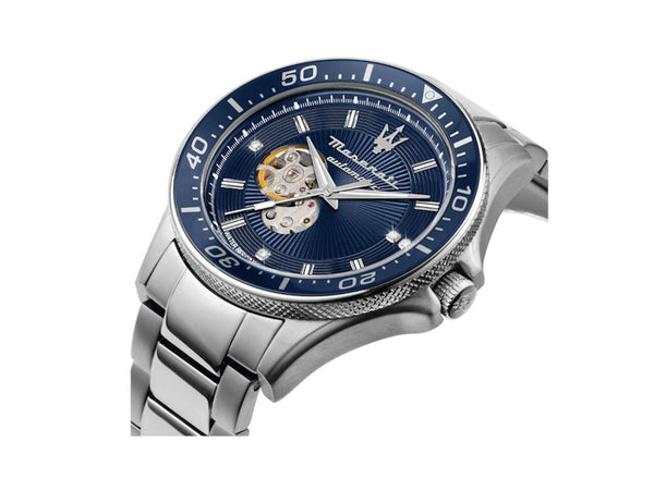Maserati Sfida Diamond Silver Automatic Men's Watch R8823140007 - Watches of Australia #2