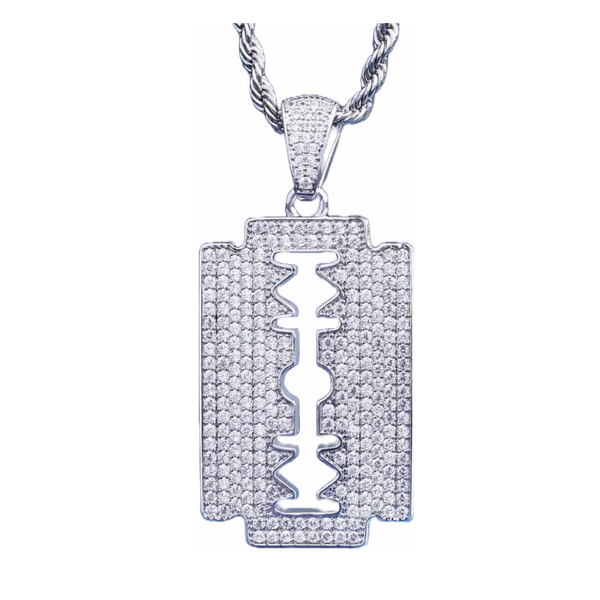 Big Daddy Iced Out Razor Pendant