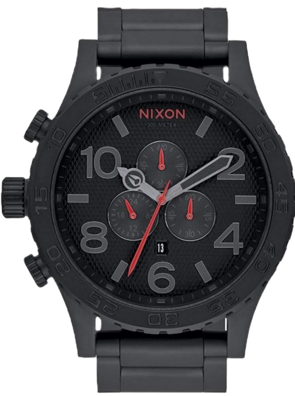 Nixon 51-30 Chrono Black Red Men's Watch A083-2298