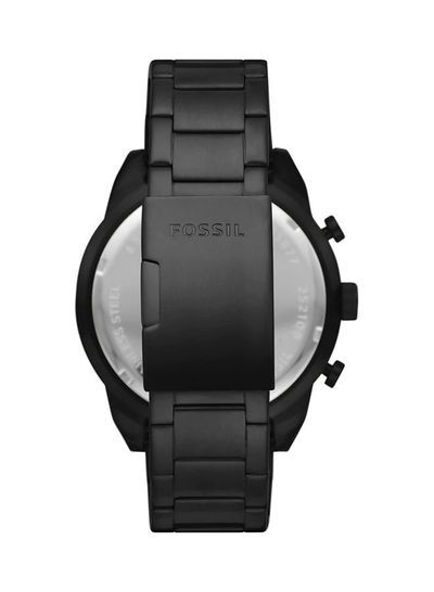 Fossil Bronson Black Stainless Steel Men's Watch FS5876