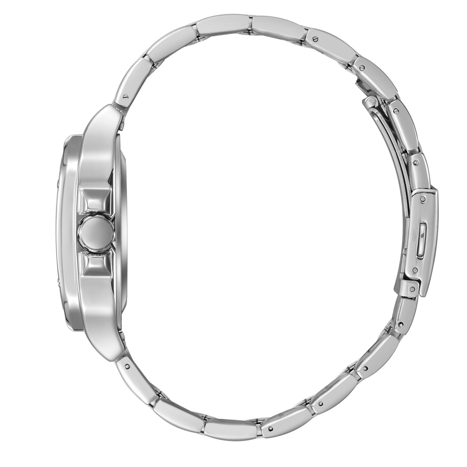 Lee Cooper Edward Automatic Square Case Blue Dial Silver Watch - LC08198.390