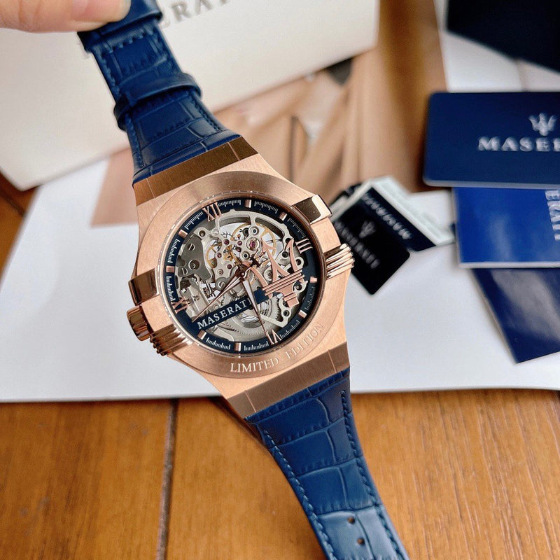 Maserati Watch Automatic Skeleton Rose-Gold Men's Watch R8821108022 - Watches of Australia #4
