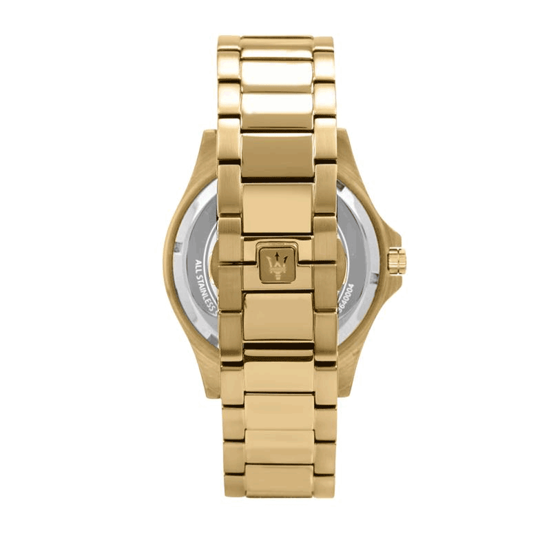 Maserati Sfida Black/Yellow Gold-Toned Men's Watch R8823140003 - Watches of Australia #3