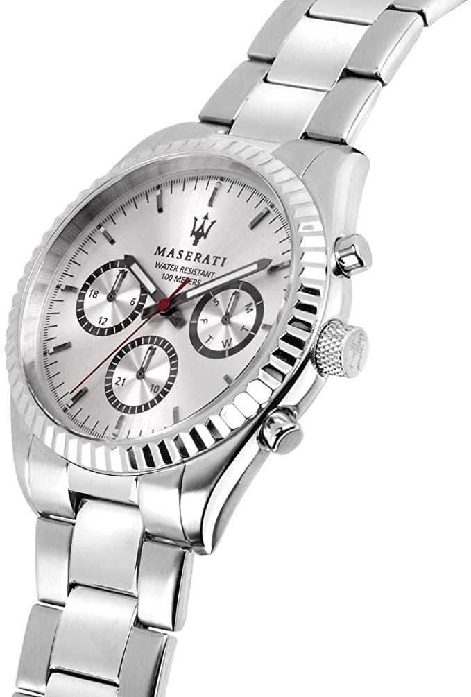 Maserati Silver Stainless-Steel Quartz Men's Watch R8853100018 - Watches of Australia #4