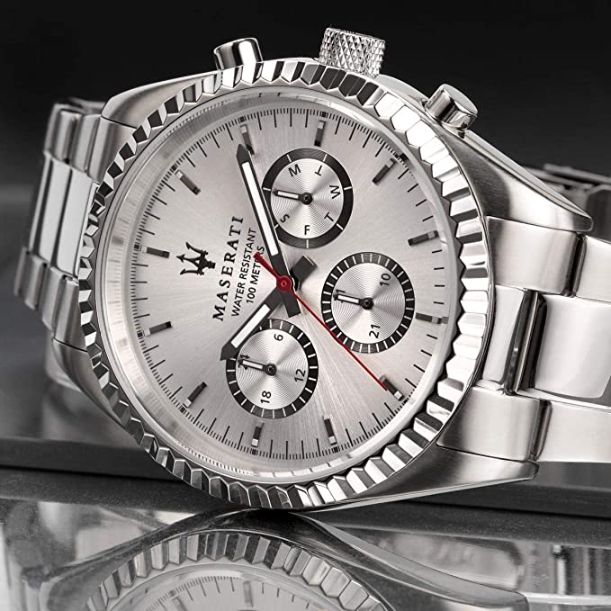 Maserati Silver Stainless-Steel Quartz Men's Watch R8853100018 - Watches of Australia #5