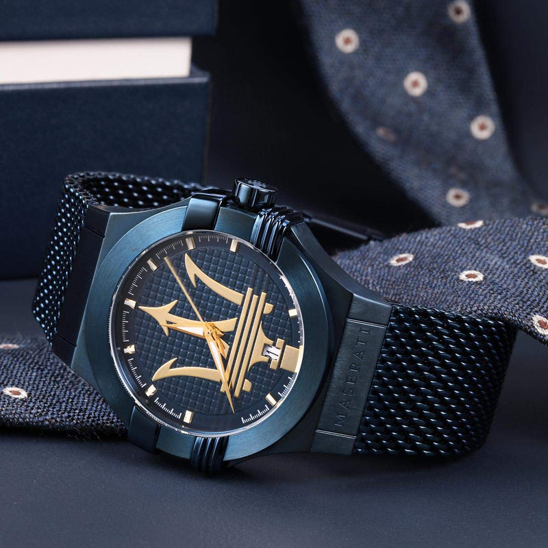 Maserati Potenza Analog Blue Dial Men's Watch R8853108008 - Watches of Australia #5
