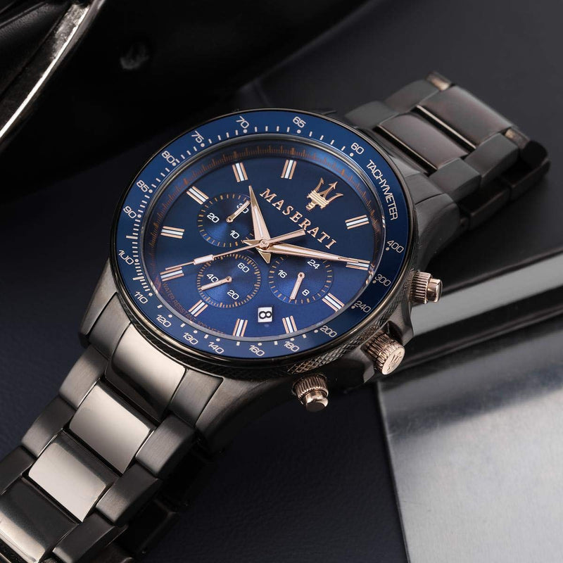 Maserati Sfida Analog Blue Dial Men's Watch R8873640001 - Watches of Australia #5