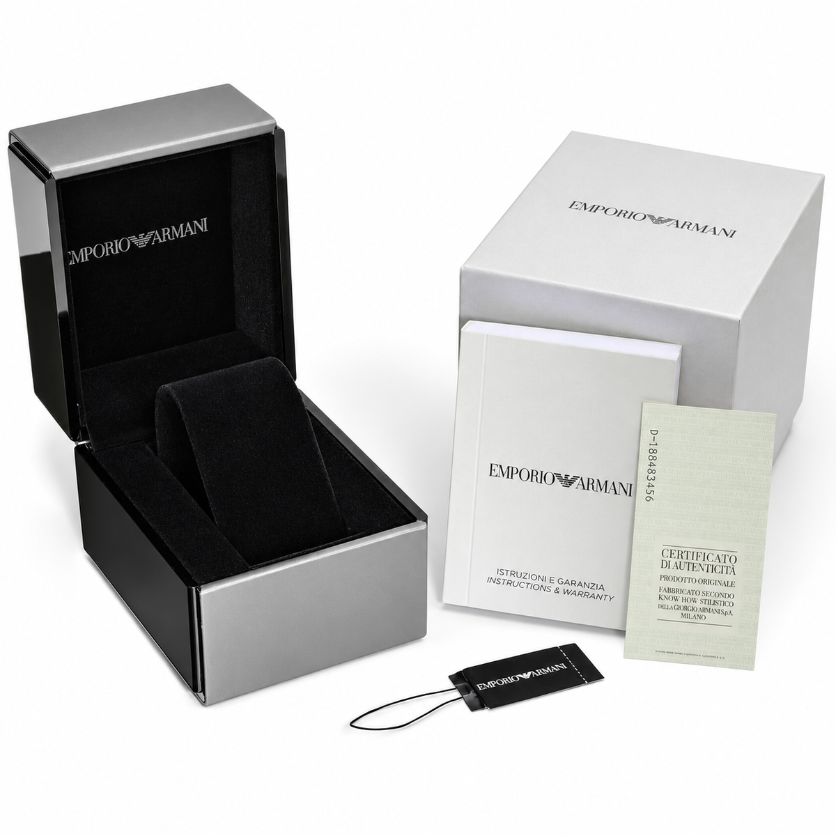 Emporio Armani Black Chronograph Men's Watch AR1934