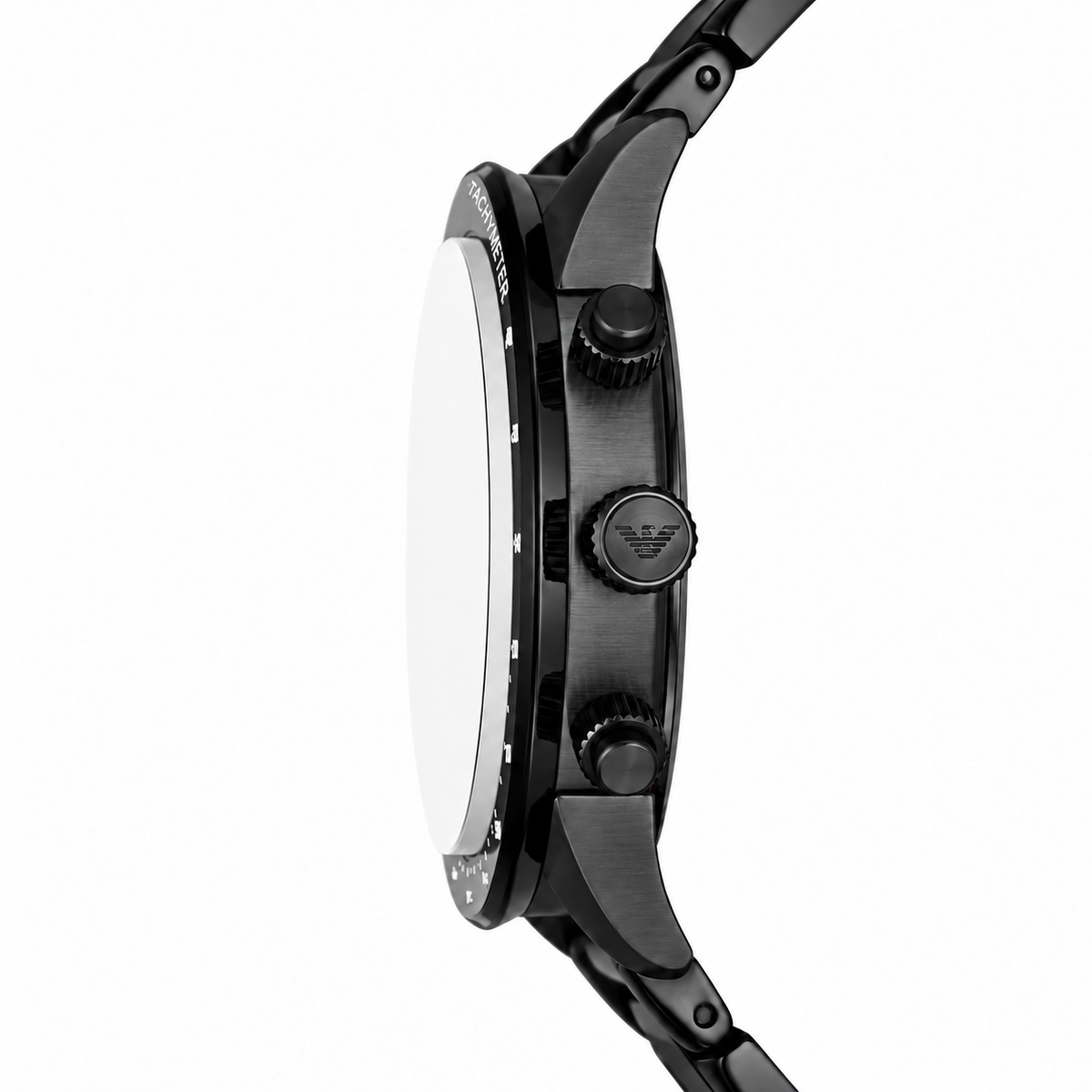 Emporio Armani Chronograph Green Dial Black Men's Watch AR11472