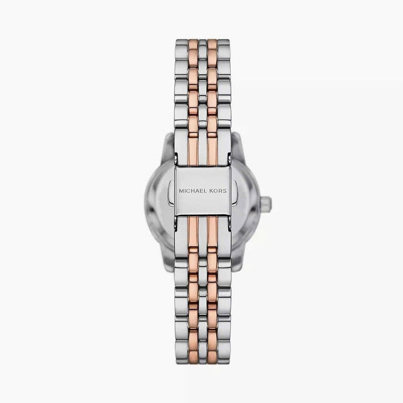 Michael Kors Lexington Three-Hand White Dial Two Tone Steel Strap Watch for Women - MK4817 mk4817 - Image 4