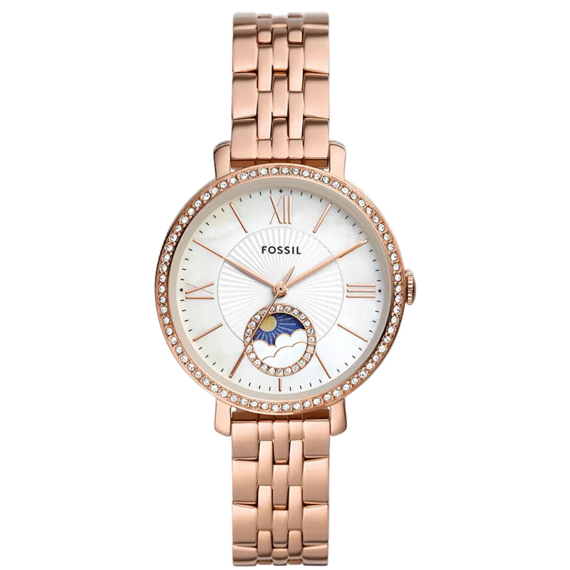 Fossil Jacqueline Sun Moon Rose Gold Women's Watch ES5165