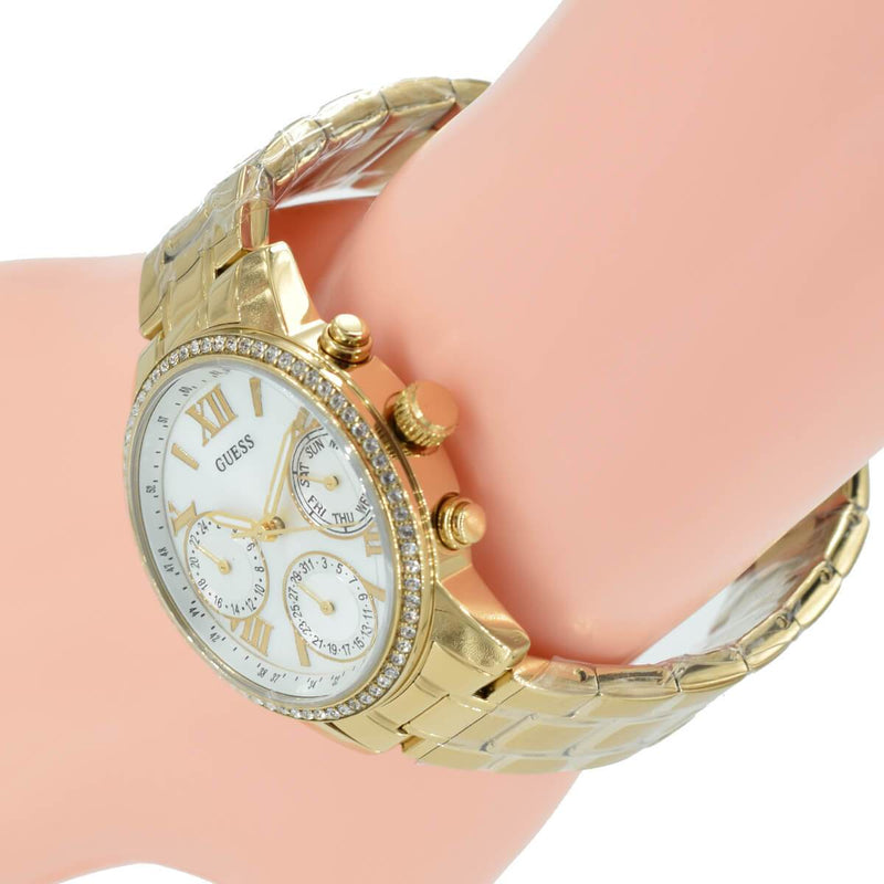 Guess Mini Sunrise Diamond All Gold Ladies Watch W0623L3 – Watches