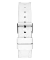 Guess Women's Analog Casual White Silicone Strap Women's Watch W1234L1 - The Watches Men & CO #3