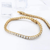 Big Daddy 3mm Gold Tennis Bracelet