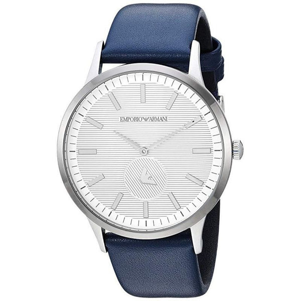 Emporio Armani Renato Blue Leather Men's Watch  AR11119 - Watches of Australia