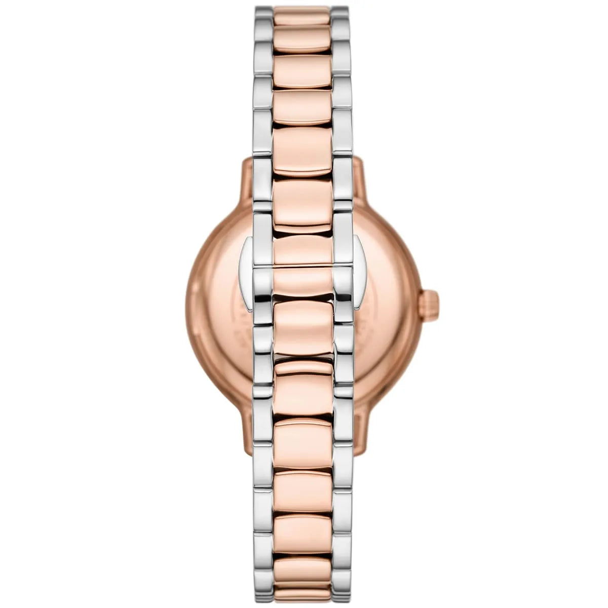 Emporio Armani Cleo White MOP Dial Two-tone Women's Watch - AR11499