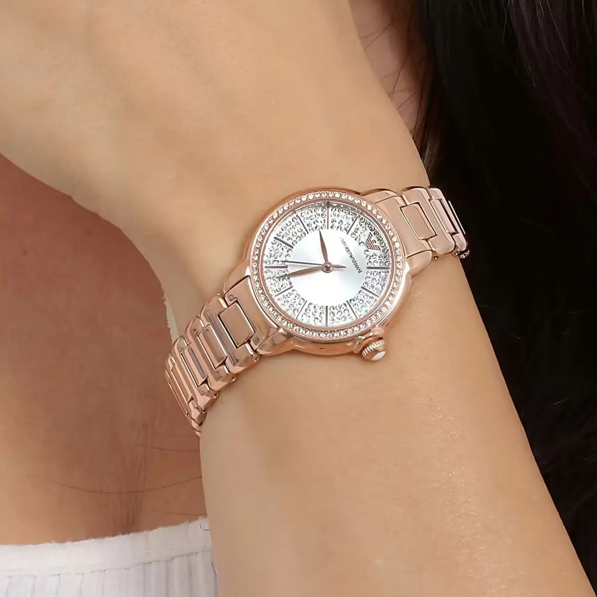 Emporio Armani Mia Starry Night Rose-gold Women's Watch - AR11633