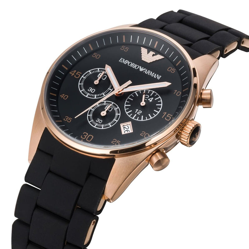 Emporio Armani Chronograph Rose Gold Men s Watch AR5905 Watches of Australia