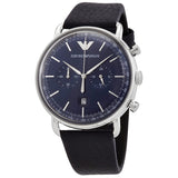 Emporio Armani Aviator Chronograph Quartz Blue Dial Men's Watch #AR11105 - Watches of Australia