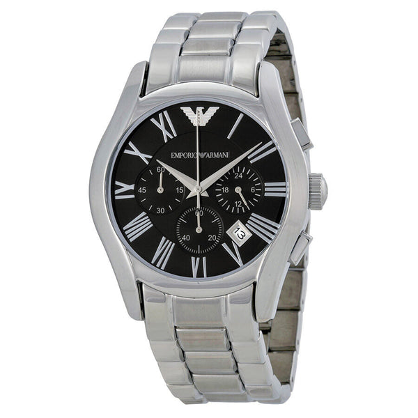 Armani Chronograph Black Dial Stainless Steel Men's Watch AR0673 - Watches of Australia