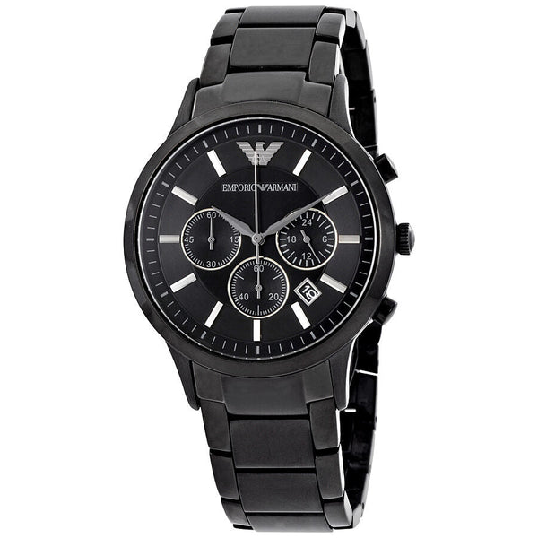 Emporio Armani Classic Chronograph Black Dial Men's Watch #AR2453 - Watches of Australia