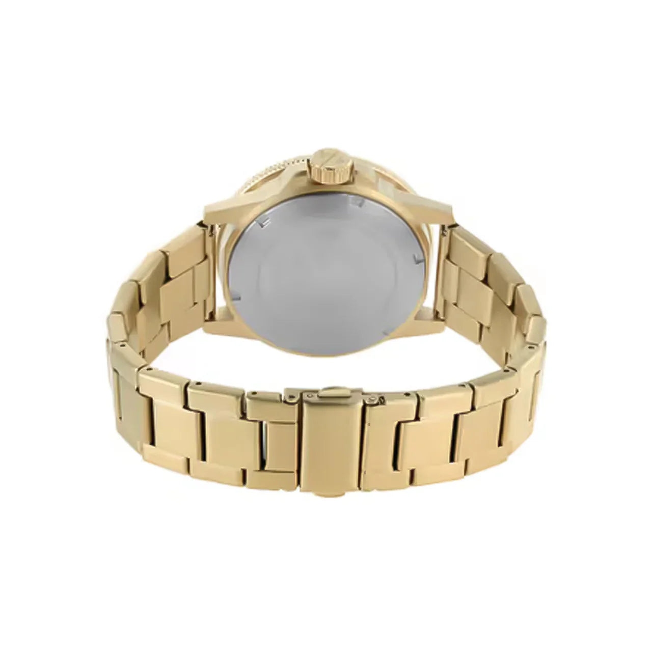 Armani Exchange Leonardo Gold Analog Black Bezel Men's Watch - AX1854