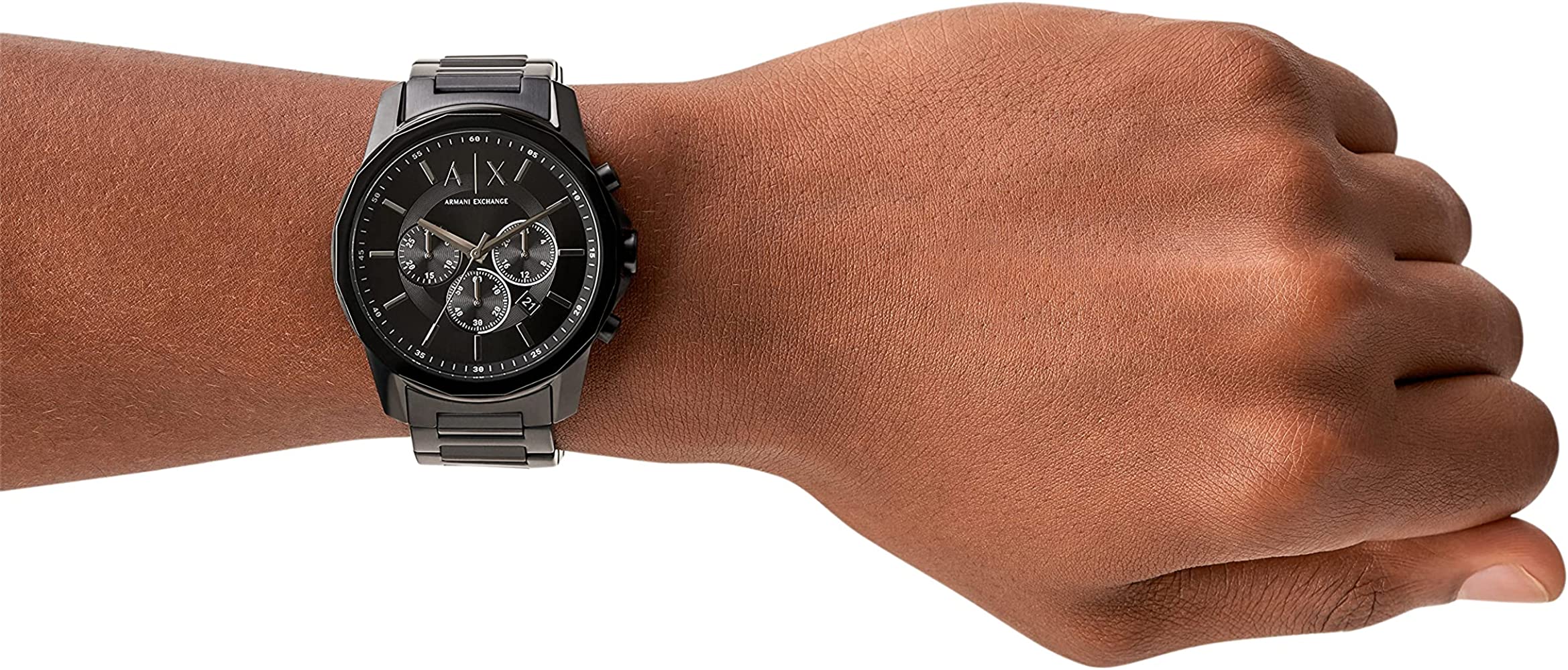 Armani Exchange Banks Chronograph Quartz Black Dial Men’s Watch AX1722 - Watch