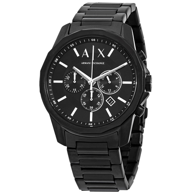 Armani Exchange Banks Chronograph Quartz Black Dial Men's Watch AX1722 - BigDaddy Watches