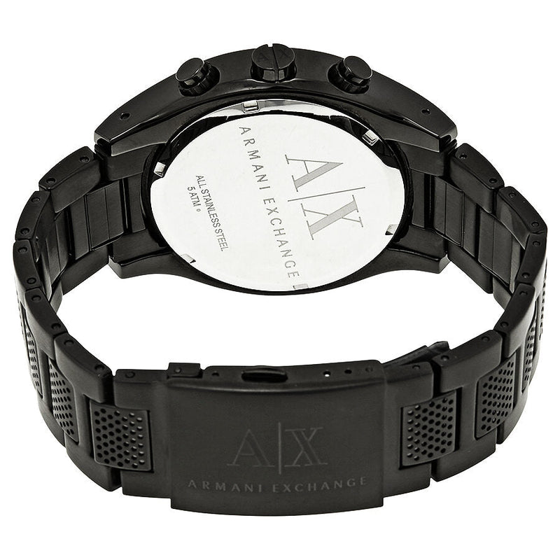 Armani Exchange Chronograph Black Dial Black Ion-plated Men's Watch AX1605 - BigDaddy Watches #3