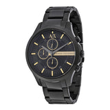 Armani Exchange Hampton Chronograph Black Dial Men's Watch - AX2164