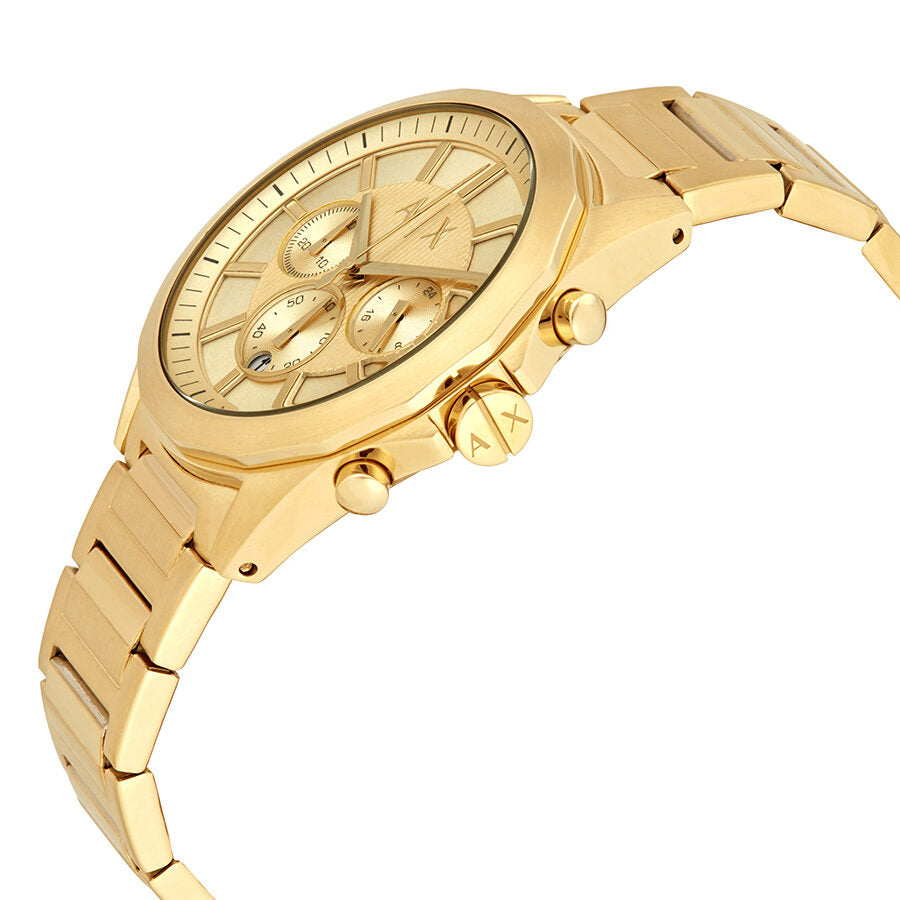 Armani Exchange Drexler Chronograph All Gold Watch - AX2602