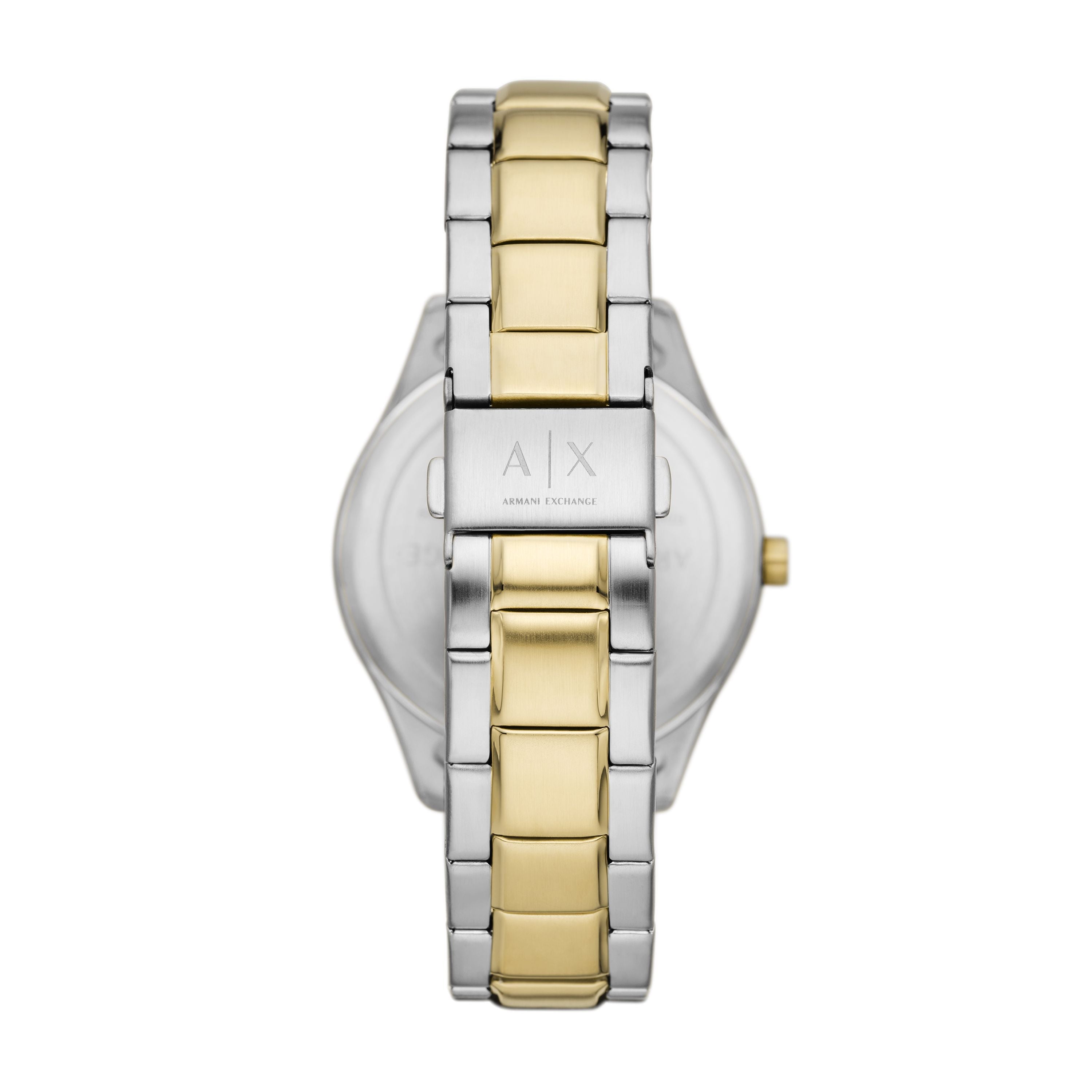 Armani Exchange Dante Multifunction Black Dial Two-Tone Watch - AX1865