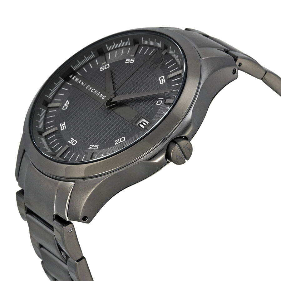 Armani Exchange Hampton Textured Dial All Grey Watch - AX2135