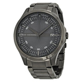 Armani Exchange Hampton Grey Textured Dial Men's Watch - AX2135