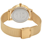 Armani Exchange Quartz Gold Dial Ladies Watch AX5536 - BigDaddy Watches #3