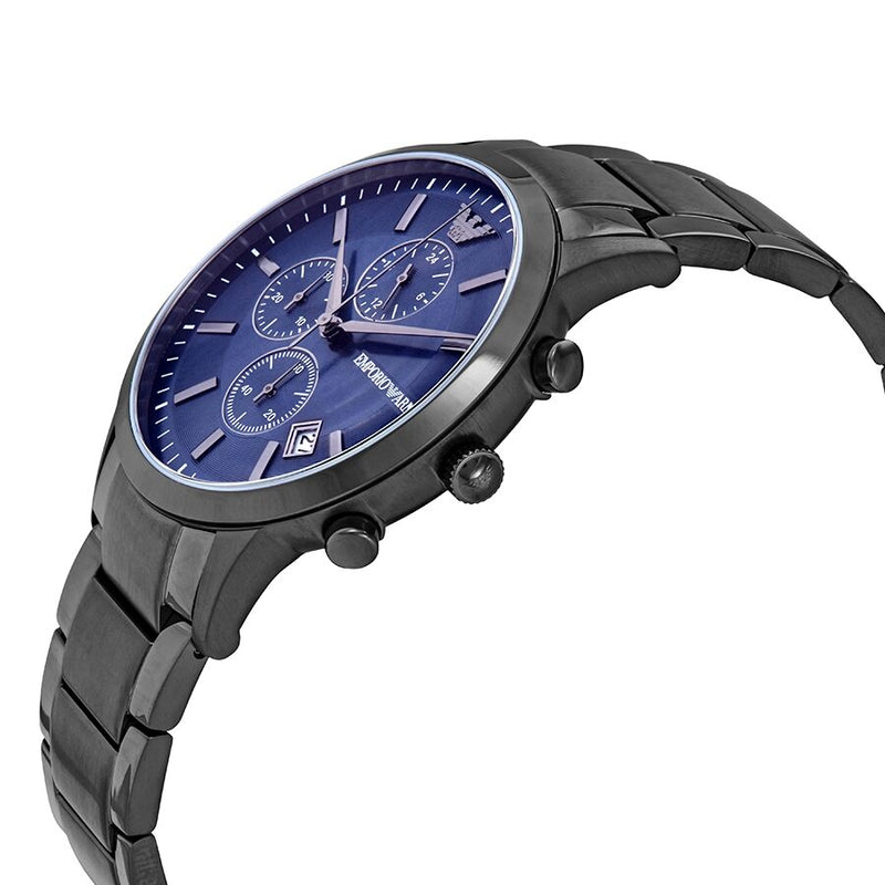 Armani Renato Chronograph Quartz Blue Dial Men's Watch #AR11215 - Watches of Australia #2